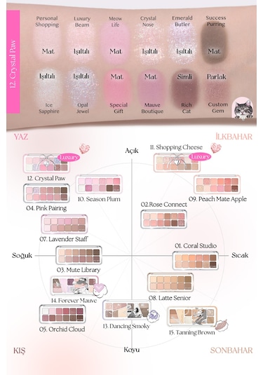 Clio Pro Eye Palette Air 12 Crystal Paw