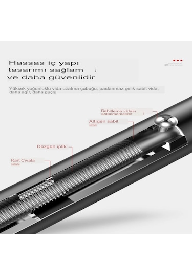 Reidan Yeni Nesil 92-120 CM Barfiks Çubuğu Süngerli Ayarlanabilir Barfiks