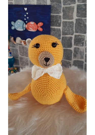 Amigurumi Oyuncak- Oyuncak Fok Sarı