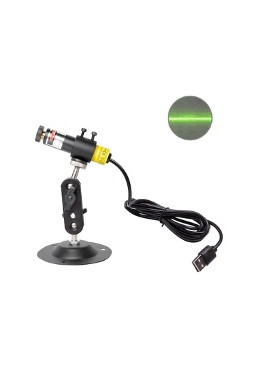 Rogfer Tutuculu Usb Güç Lazer Konumlandırma Işığı, Stil: 200wm Hattı Yeşil Işık