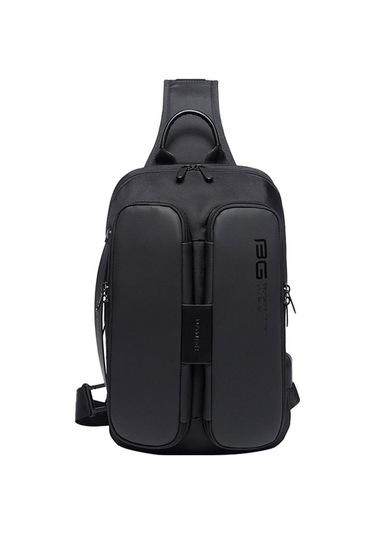 Fastbuy Bange Usb Girişli Çapraz Sırt & Göğüs Çantası Siyah Siyah