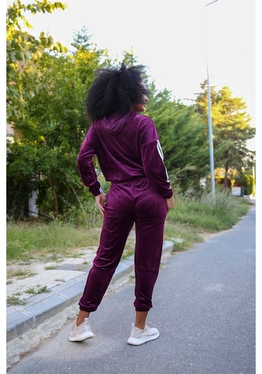 Akbeniz Kadın Kadife Eşofman Takım 9078