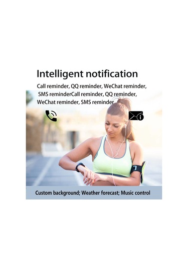 Yunboo Akıllı Spor Saat M6 0.96" Renkli Ekran