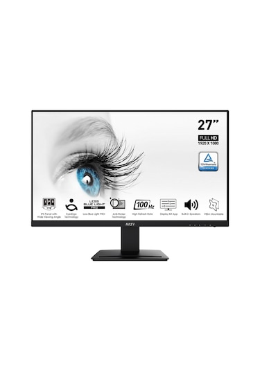 MSI Pro MP273A 27" 1 MS 100 Hz Full HD IPS LED Monitör