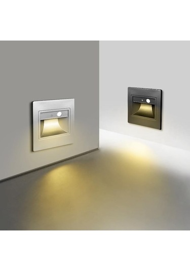 Novahub Beyaz Yeni Verzonken Led Pır Koruma Sensörü Yakalama, Thuis Toplu Koruma Dekorasyonu Ve Binnenwand Verlichting Lm İçin Beyaz Beyaz