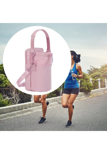 Suntek Telefon Cebi Hediye Piknik Şişe Kılıfı Tutucu Su Pembe