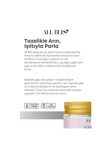 Doğal Vücut Peeling 200 Ml