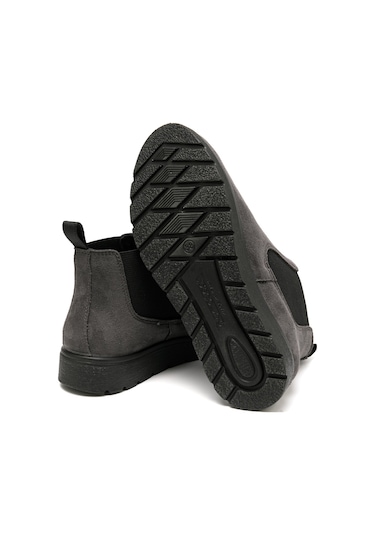 Antracıte Bot Kadın 45 U33 Vx Fly Flot Cloth Woman Ankle Boot Anthracite Antrasit