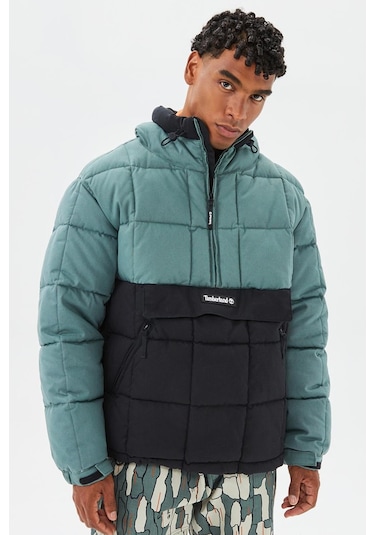 Timberland Progressive Utility Pullover Puffer Erkek 1/2 Fermuarlı Kapüşonlu Şişme Mont Siyah-yeşil Siyah - Yeşil Timberland Progressive Utility Pullover Puffer Erkek 1/2 Fermuarlı Kapüşonlu Şişme Mont Siyah-yeşil Siyah - Yeşil