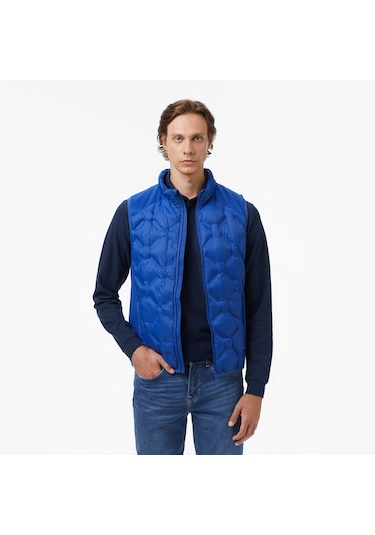 Nautica Erkek Mavi Regular Fit Yelek Düz J57026t Mavi
