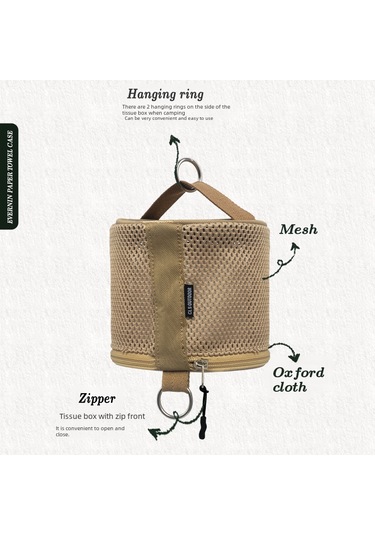 Yunboo Cls Dışarıda Kamp, Ev Ve Araç İçin Taşınabilir, Dayanıklı Malzeme İle Yapılmış Havlu Saklama Kutusu Beyaz Beyaz