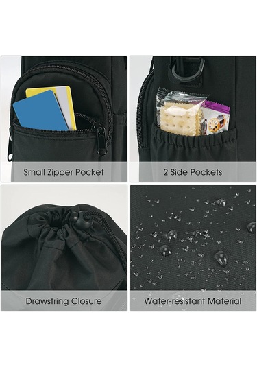 Homyl Açık Hava Sporları Seyahat Bisiklet Için Saplı Siyah Siyah