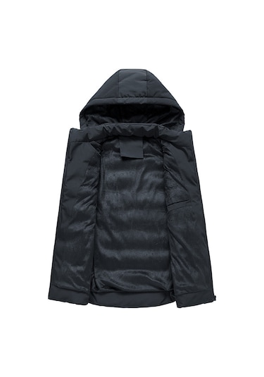 Yeni Dar Kesim, Kalınlaştırılmış, Sıcak Erkek Yeleği Gri