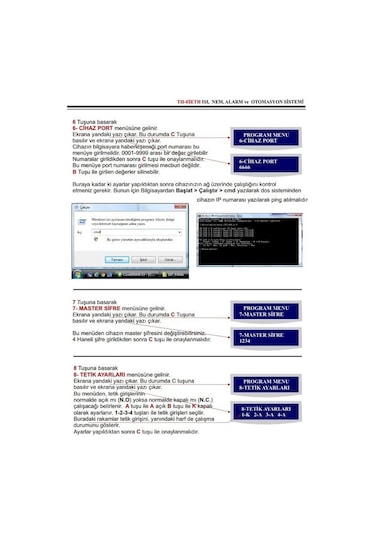 Electrosec TH-03 ETH Web Tabanlı 3 Kanal Isı Nem Alarm Takip