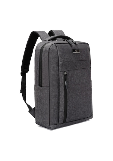 Lecoo BG01 15 - 15.9 inç Laptop Bölmeli Çok Fonksiyonlu Sırt Çantası