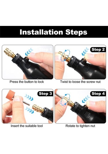 Pazly Kırmızı/siyah Abs Döner Alet Seti - 2000mah Pil, 5000-15000 Rpm, 36/197 Parça