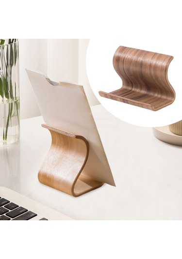 Suntek Telefon Tutucu Masa Aksesuarları Kararlı Kahverengi-l