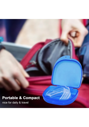 Mufunye Hem Kadın Hem Erkek İçin Uyku Ve Horlama Önleyici Silikon Aparat, Taşınabilir Saklama Kutusu İle