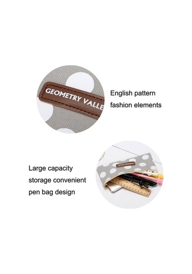 Willowhaven 10 Adet Kanvas Öğrenci Çantası Siyah Izgara, Büyük Kapasiteli Kalem Çantası, Dayanıklı Ve Uygun Fiyatlı Diğer