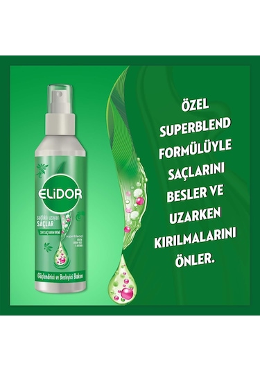 Elidor Superblend Güçlendirici ve Besleyici Sıvı Saç Bakım Kremi 200 ML