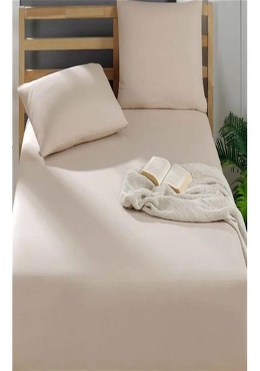 More Home Çift Kişilik Lastikli Çarşaf Seti + 2 Yastık Kılıfı 180