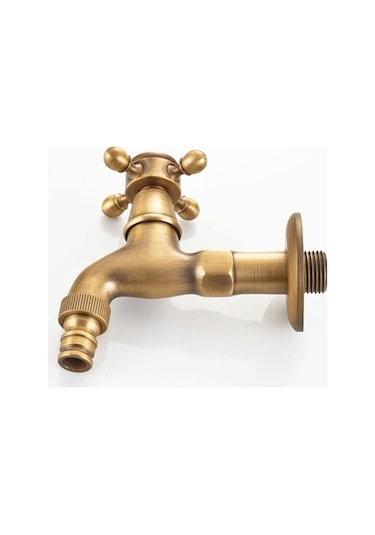 Novahub Suntek Antik Bahçe Çamaşır Makinesi: Su Dokunu Pirinç A Modeli Pirinç A