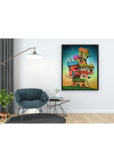 Nova 1000 Parça Soy Ağacı/Fantastik Evler Puzzle - Annnmei