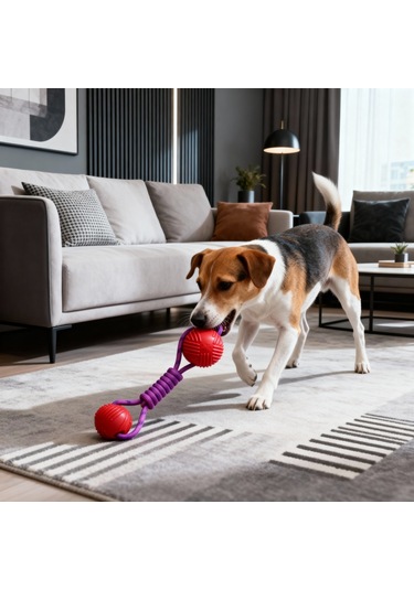 Runaway Kauçuk Toplu Köpek Oyuncağı Dayanıklı Ve Eğlenceli