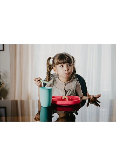 Bblüv Spoön Silikon 5'li Kaşık Seti Mavi Çok Renkli