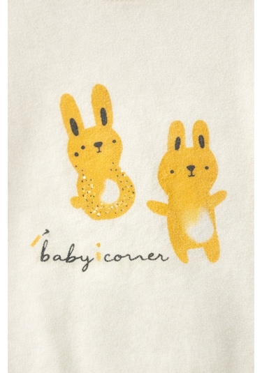 Baby Corner 3'lü Bebek Body Takım Ekru