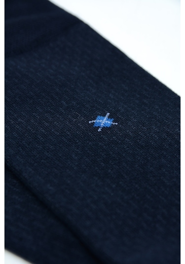 Nbb Erkek Lacivert Çizgili Uzun Konç Erkek Bamboo Soket Çorap Lacivert