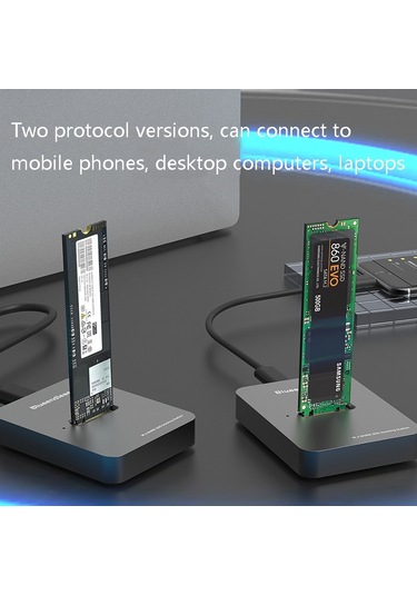Sones Blueendless M.2 Ngff / Nvme Katı Hal Sürücüsü Alt Usb3.1 Dizüstü Bilgisayar Harici Ssd Mobil Sabit Disk Soketi, Stil: Sd01