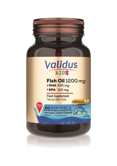 Validus Kids Fish Oil 1200 Mg 60 Softgel