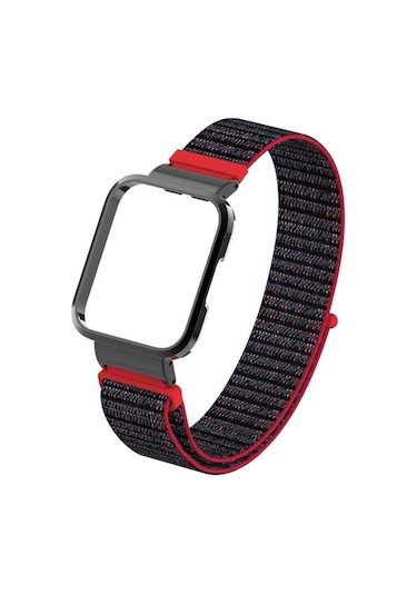 Xiaomi Redmi Watch Mi Watch Lite Uyumlu Krd-61 Hasır Zore Kordon-no11