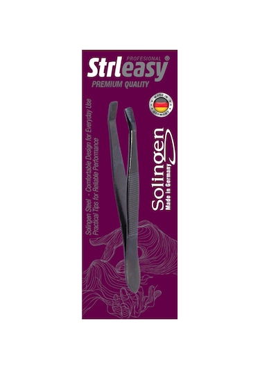Strleasy 6216 Solıngen Siyah Çelik Cımbız - İnce Uç