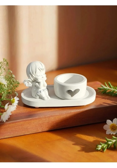 Basket Dekoratif Alçı Set Melek 311748675