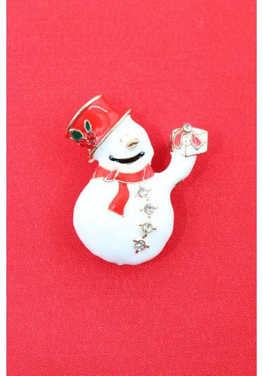 Kardan Adam Broş. Taşlı Tasarım Broş. Yaka İğnesi Kardan Adam Broş. Kadın Broş. Erkek Broş. Broş. Çok Renkli