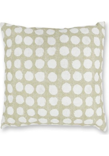 Mia Kırlent Yastık 45x45cm Yst0387 Armut Yeşili Puantiyeli