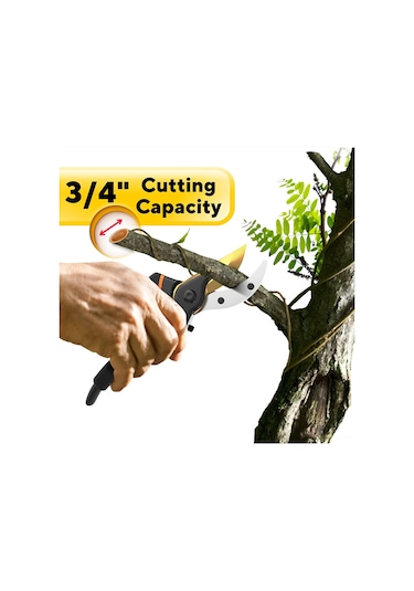 Singree Profesyonel Titanyum Bahçe Budama Makası - Kaymaz Tutma Kolu İle Ultra Keskin