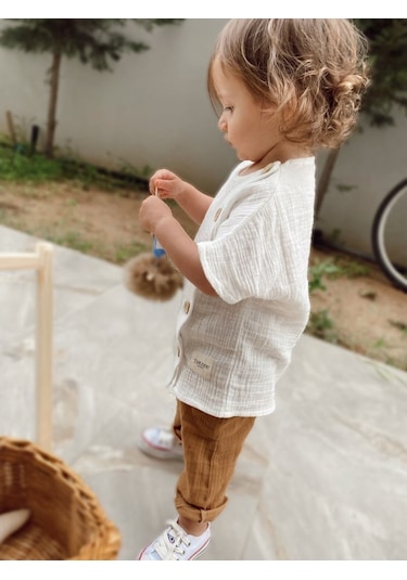 Totzee Cepli Pantolon Camel Kahverengi