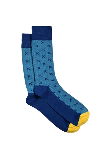 Erkek Abrera 3'lü Soket Çorap Renkli