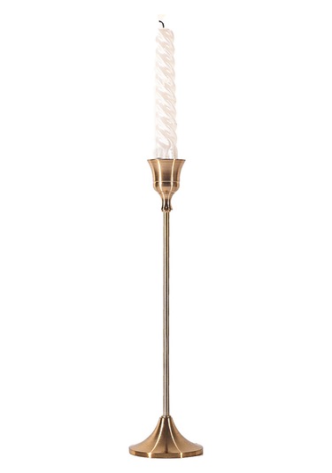 Geeroyoo Büyük Boy 24cm Avrupa Stili Bakır Kaplama Demir Mumluk, Romantik Vuruşlar İçin Ev Dekorasyonu Ve Dünyalar Arası Senaryolar