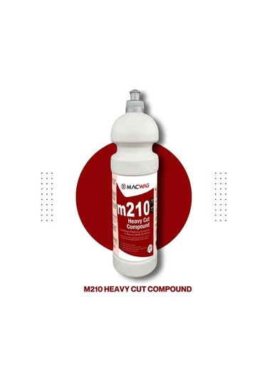 Macwag M210 Heavy Cut Compound 1 Lt - P1500 Zımpara İzlerini Gideren Profesyonel Aşındırıcı Pasta