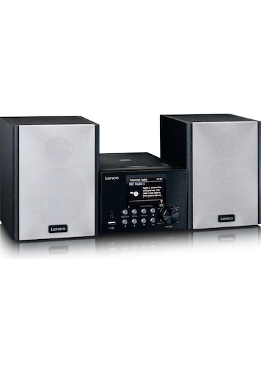 Lenco Mc-250bk - Akıllı Radyo, Cd/usb Oynatıcı, İnternet, Dab+, Bluetooth Özellikli Mikro Set - Siyah