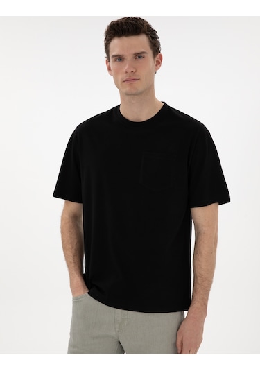 Pierre Cardin Erkek Siyah Tişört Basic 50306991-vr046 Siyah