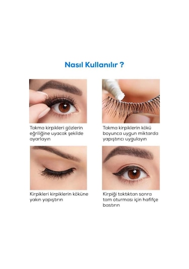 Su Geçirmez Kirpik Yapıştırıcısı Glue Siyah Renk