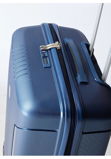 Pierre Cardin Polipropilen Orta Boy Kırılmaz Valiz Lacivert Pc7060 Lacivert