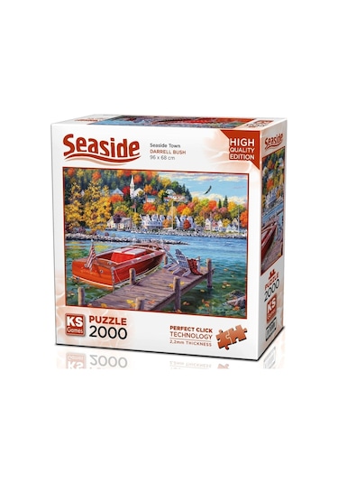 Ks Games 2000 Parça Balıklı Göl Puzzle