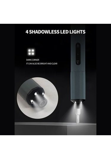 49'u 1 Arada Akülü Hassas Elektrikli Tornavida