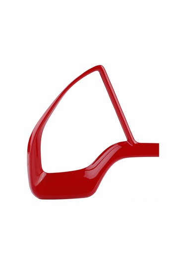 Reedark Honda Civic 10. Nesil 2016-2018 Abs Dashboard Dekorasyon Çerçevesi - Kırılmaya Dayanıklı, Parlak Kırmızı Desen, Kolay Kurulum, İç Dekor Güncelleme